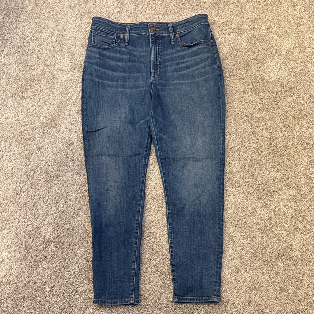 Madewell Curvy High Rise Skinny Crop Jeans